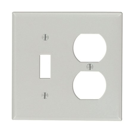 LEVITON WALLPLATE DUPLX/TGLE GRY 87005-000